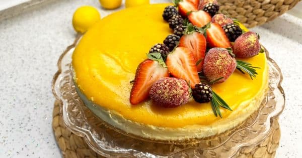 Limonlu Ev Yapımı Cheesecake