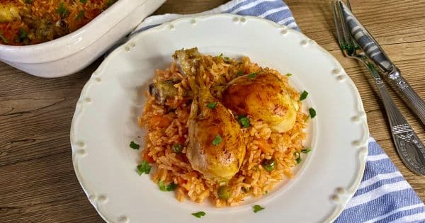 Tavuklu Büryan Pilavı