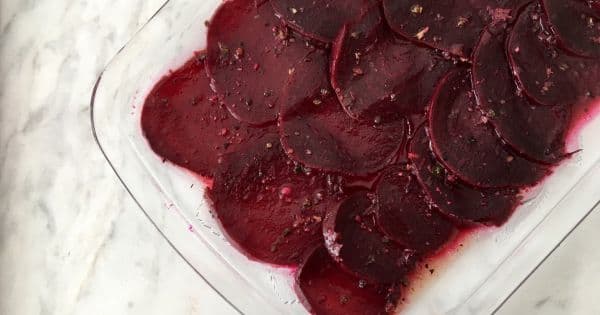Portakal Aromalı Kırmızı Pancar Salatası