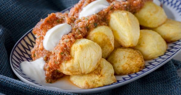 Airfryer'da Salsa Soslu Çıtır Patates