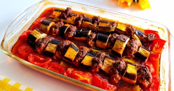 Fırında Patlıcan Kebabı
