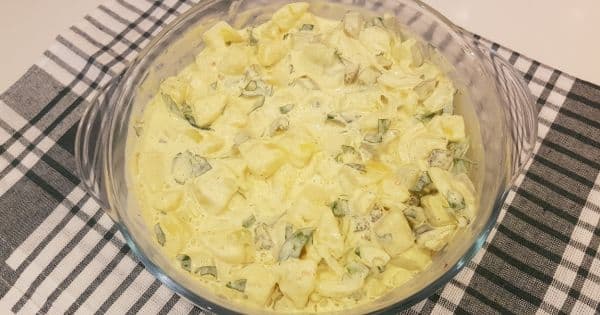 Soslu Patates Salatası