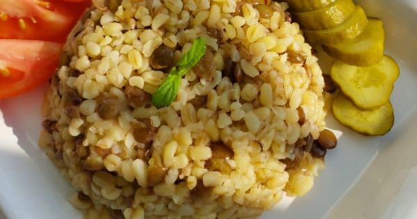 Mercimekli Bulgur Pilavı