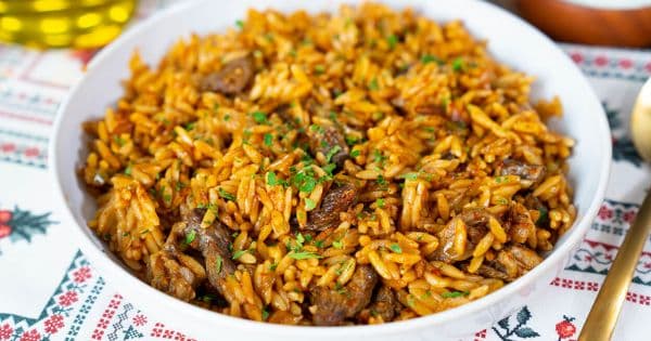 Etli Şehriye Pilavı