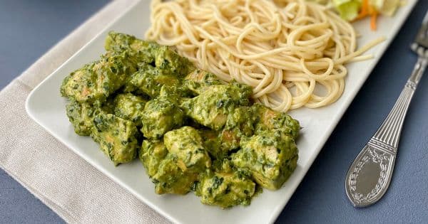 Ispanaklı Pesto Soslu Tavuk