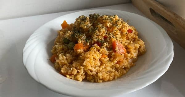 Sebzeli Bulgur Pilavı
