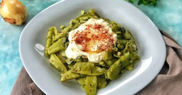 Taze Bezelye Kavurması
