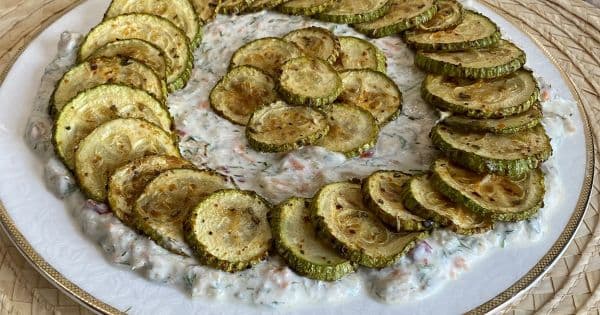 Fırında Kabak Salatası