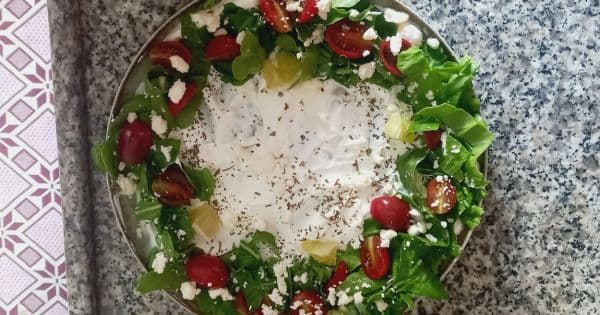 Peynirli Semizotu Salata