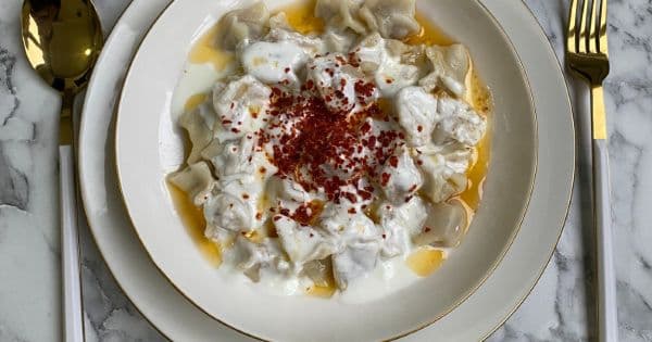 Tavuklu Mantı