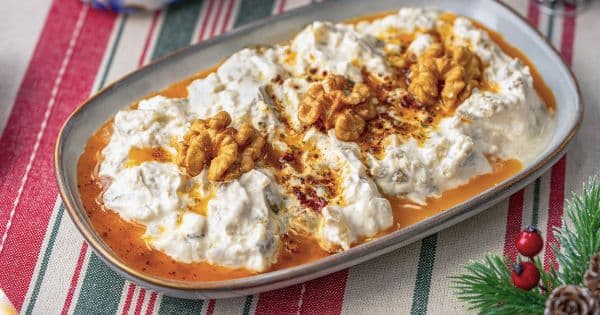 Labneli Köz Patlıcan Salatası