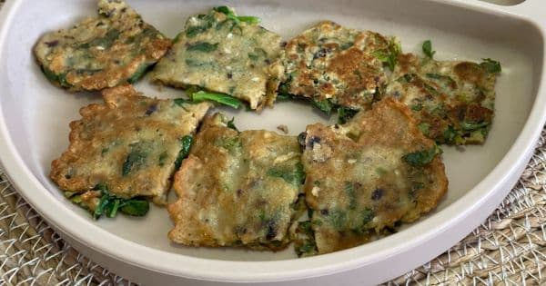 Bebekler İçin Ispanaklı Omlet
