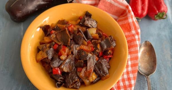 Kuru Patlıcan Salatası