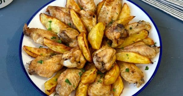 Patatesli Fırında Kanat
