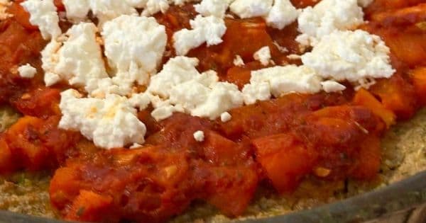Kabak Tabanlı Sağlıklı Pizza