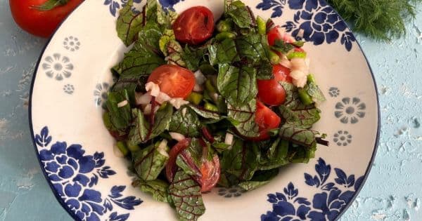 Kuzu Kulağı Salatası
