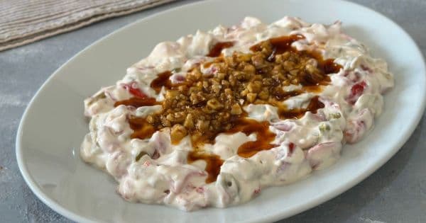 Airfryer'da Közlenmiş Biber Salatası