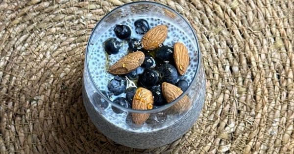Yaban Mersinli Pratik Chia Puding