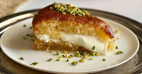 Kaymaklı Ekmek Kadayıfı