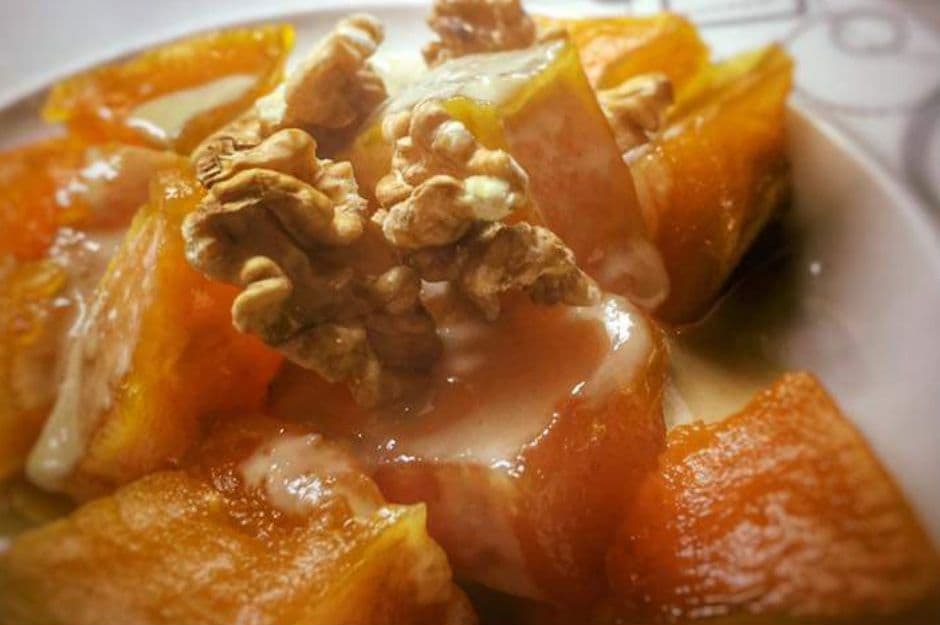 Tahin Soslu Kabak Tatlısı
