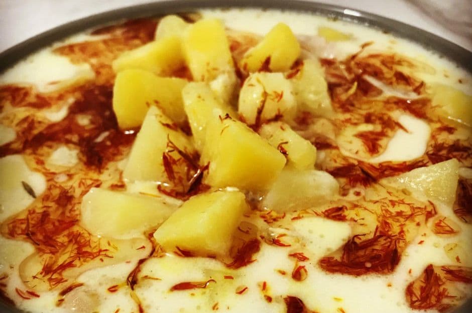 Yoğurtlu Patates Yemeği