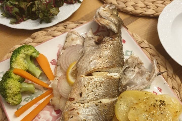 Fırında Levrek