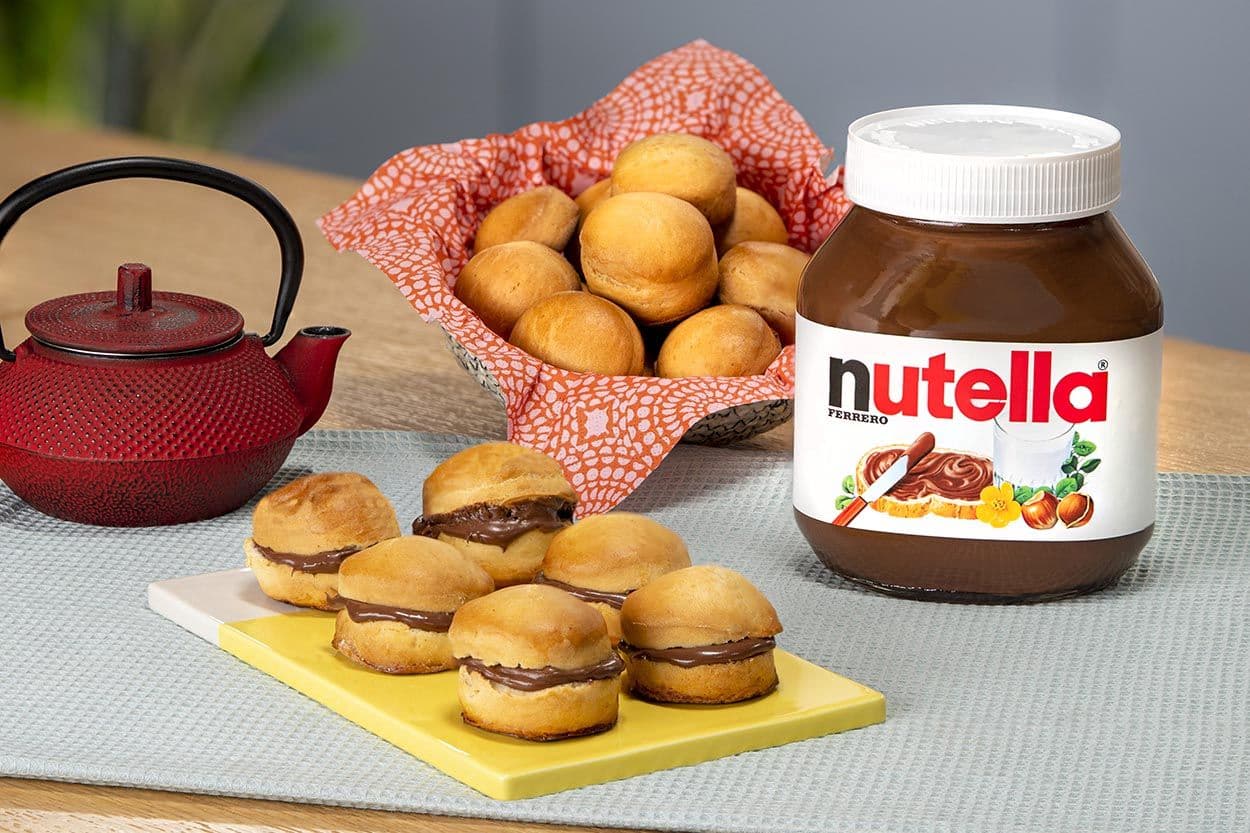 Nutella'lı İngiliz Çöreği
