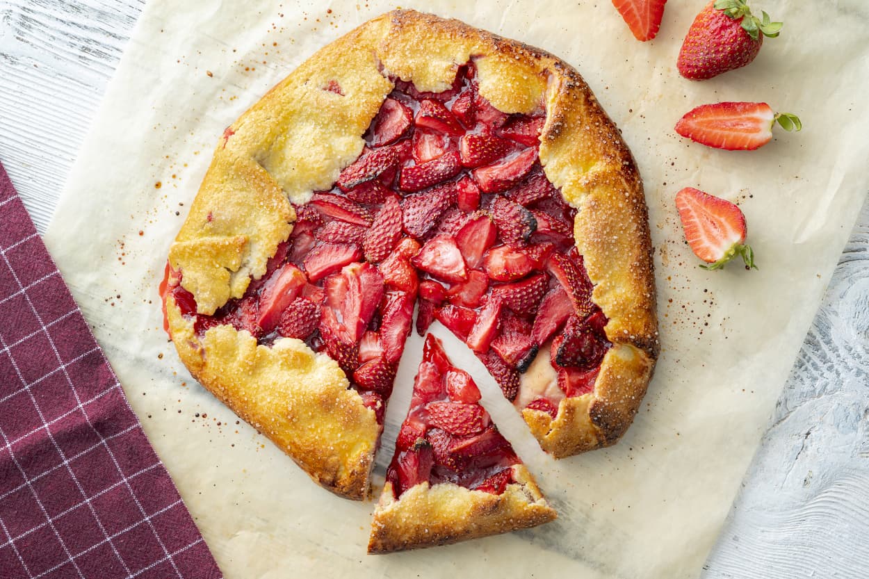 Çilekli Galette