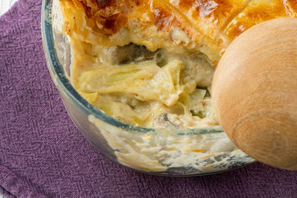 Pırasalı Mantarlı Pie