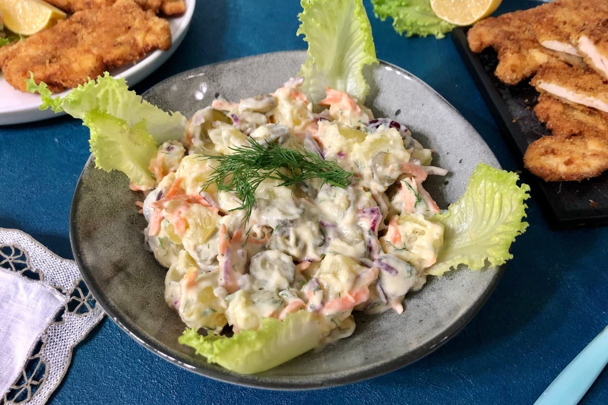 Soslu Patates Salatası