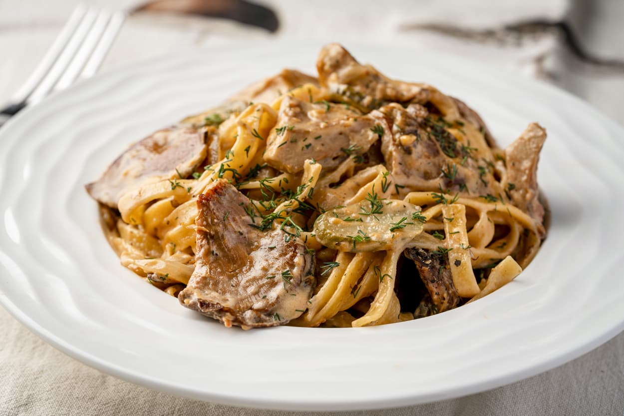 Kanlıca Mantarlı Stroganoff