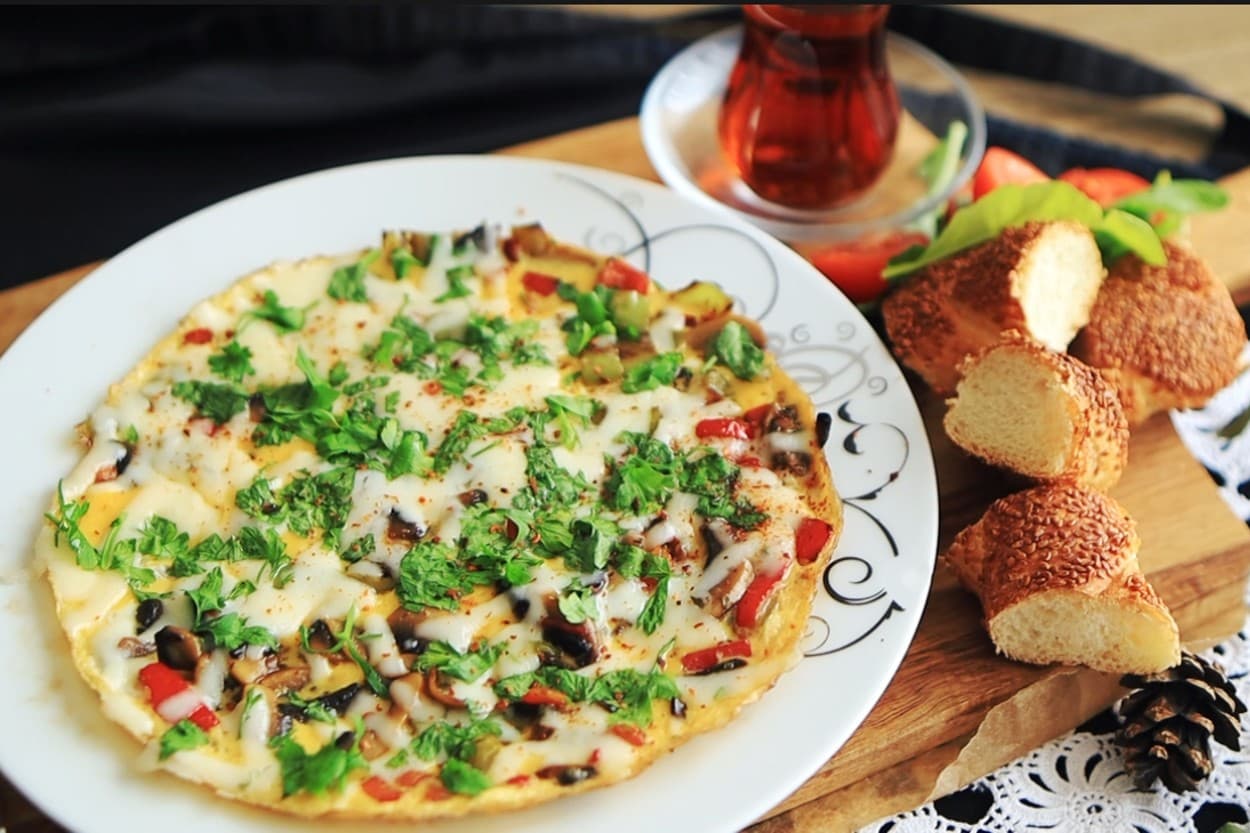Mantarlı Omlet