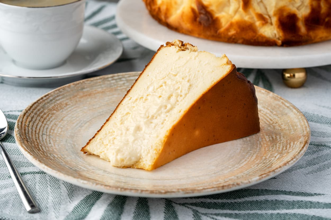 Ev Yapımı San Sebastian Cheesecake