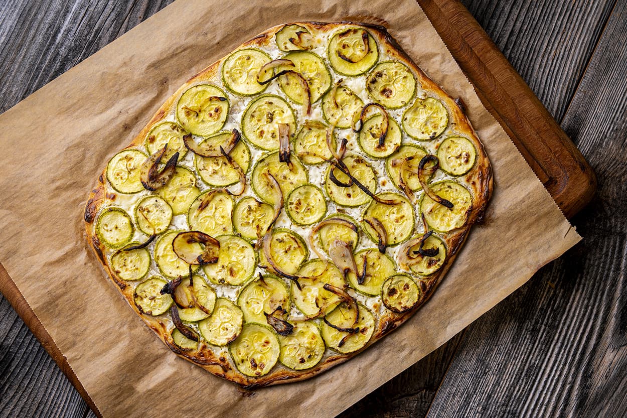 Kabaklı Flammkuchen