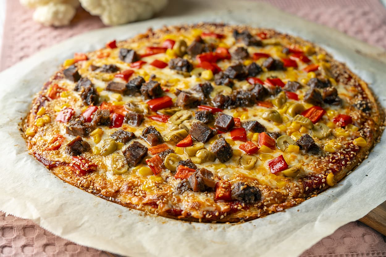 Kavurmalı Karnabahar Pizza