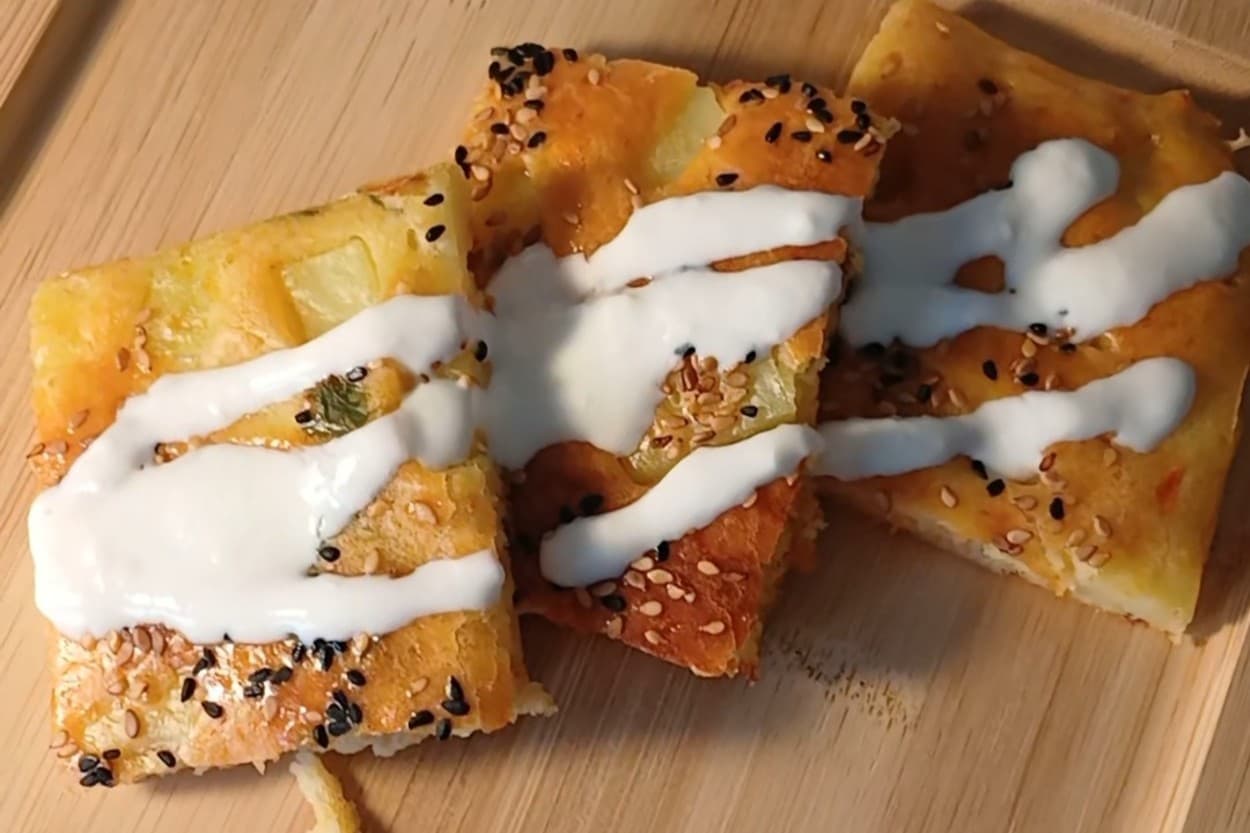 Patatesli Peynirli Tuzlu Kek