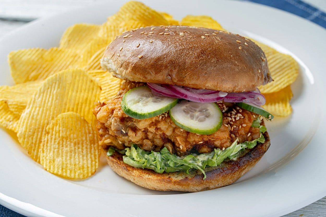 Ev Yapımı Tavuk Burger