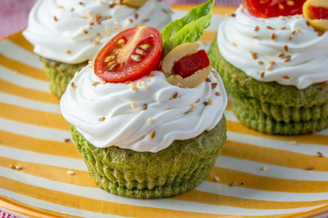 Ispanaklı Cupcake