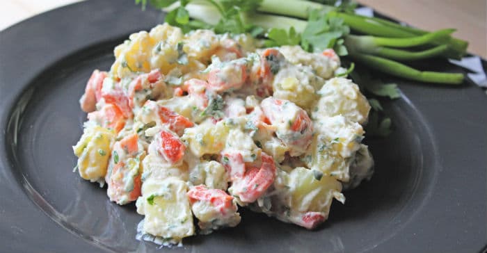 Labneli Patates Salatası