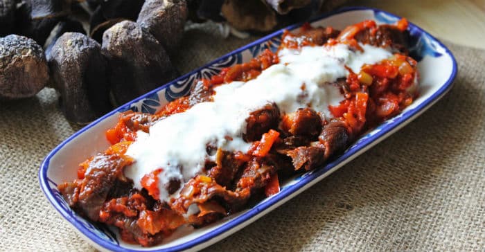 Yoğurtlu Kuru Patlıcan Salatası