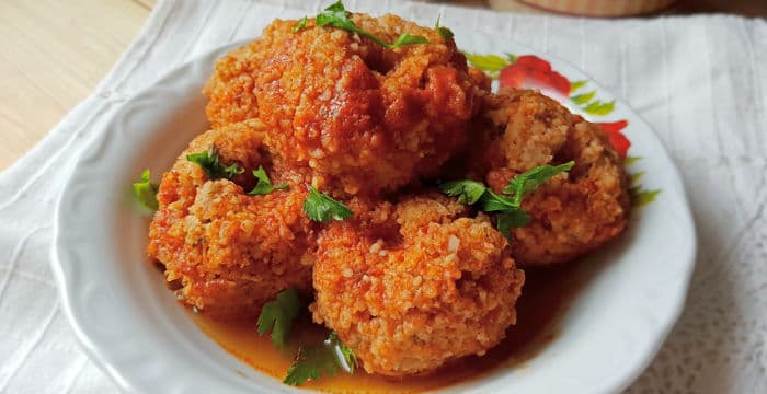 Kıymalı Bulgur Köftesi