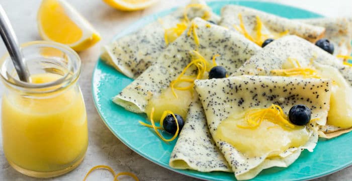Limon Soslu Haşhaşlı Krep