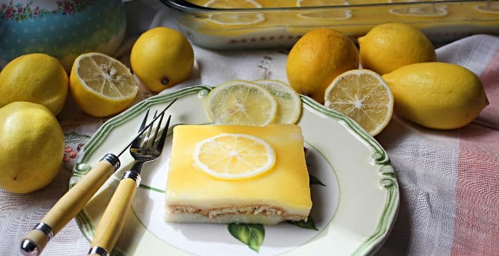 Limonlu Bisküvili Pasta
