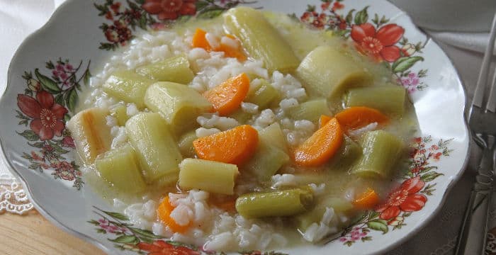 Terbiyeli Pırasa Yemeği