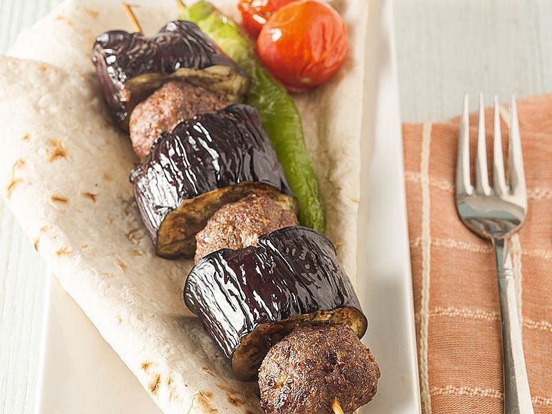 Air Fryer'da Patlıcan Kebap tarifi