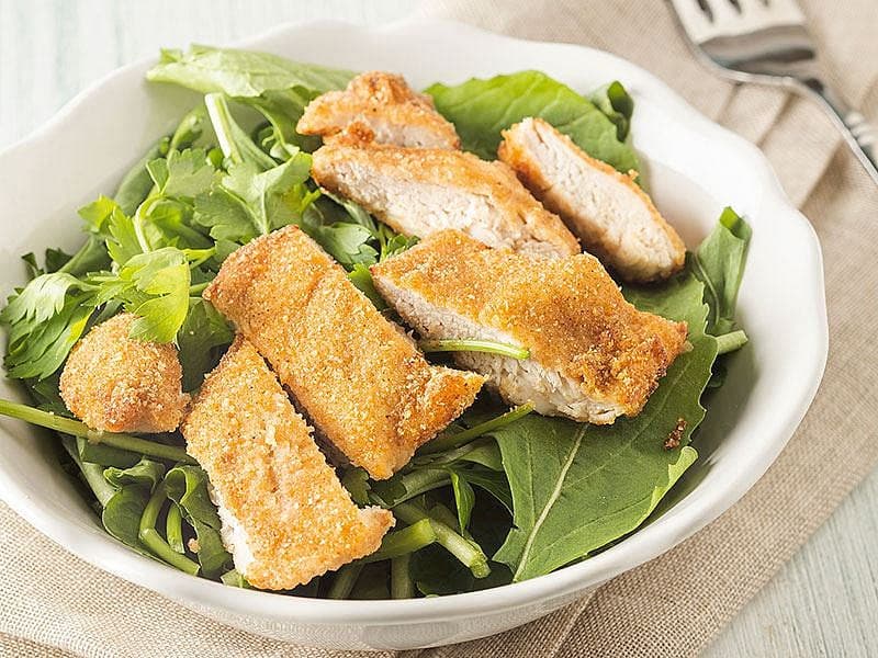 Air Fryer'da Şinitzel