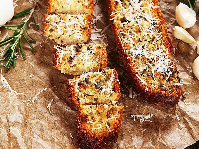 Air Fryer'da Sarımsaklı Ekmek