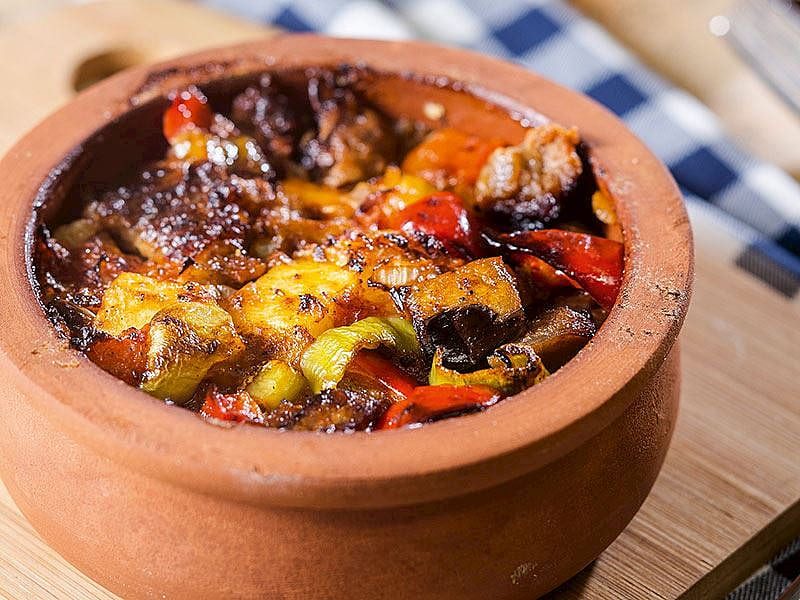 Air Fryer'da Sebzeli Güveç tarifi