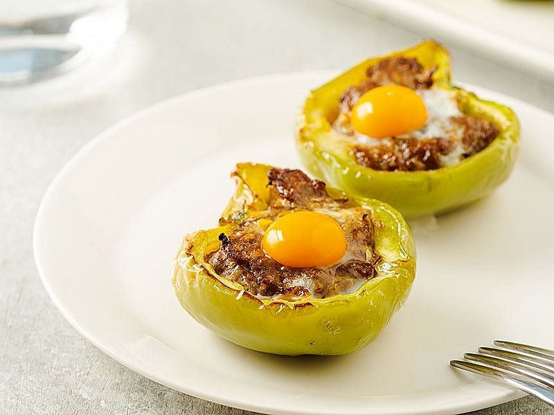 Airfryer'da Biber Dolması tarifi