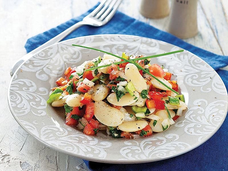 Baharatlı Kuru Fasulye Salatası